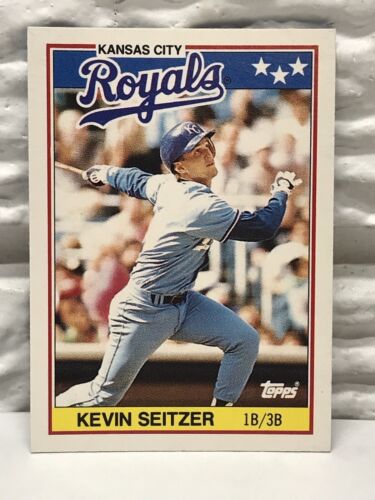 1988 Topps American Baseball Picture Cards #69 Kevin Seitzer Kansas City Royals