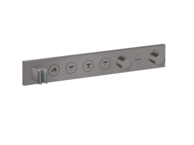 Hansgrohe thermostat module flush-mounted Select Axor 18357340 Brushed Black Chr