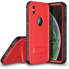 For iPhone Xs Max / Xs  Waterproof Case Shockproof Protector with Kickstand