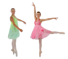 LEO'S "BEAUTIFUL MEMORIES" - MINT GREEN BALLET COSTUME SIZE MA