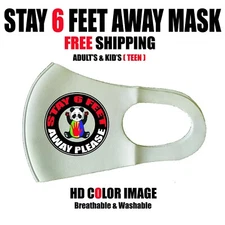 Men Women Kids Teen Panda Face Mask Reusable Washable Clothing NEW Cover Masks 