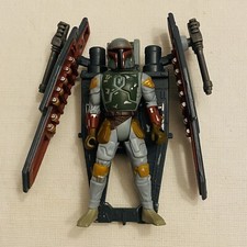 Star Wars BOBA FETT Wing Blast Rocketpack The Power Of The Force 1996 INCOMPLETE