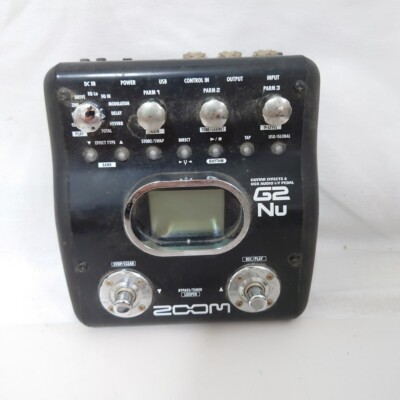 ZOOM G2Nu Guitar Multi Effects Pedal & USB Audio with box free