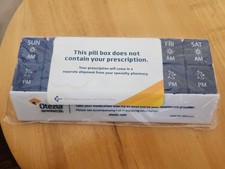 Otezla 7 Day Pill Box Organizer - Travel Storage AM/PM Drug Rep Promo Brand NEW
