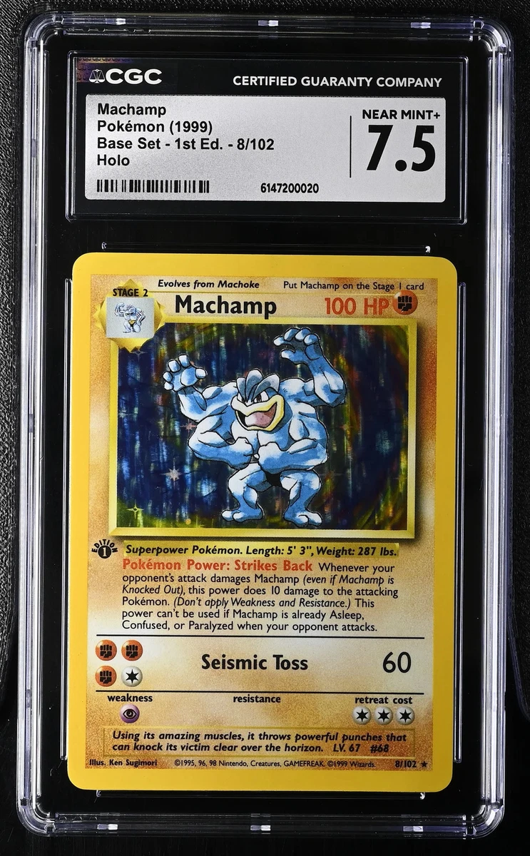First Edition Pokémon Machamp Individual Cards for sale - eBay