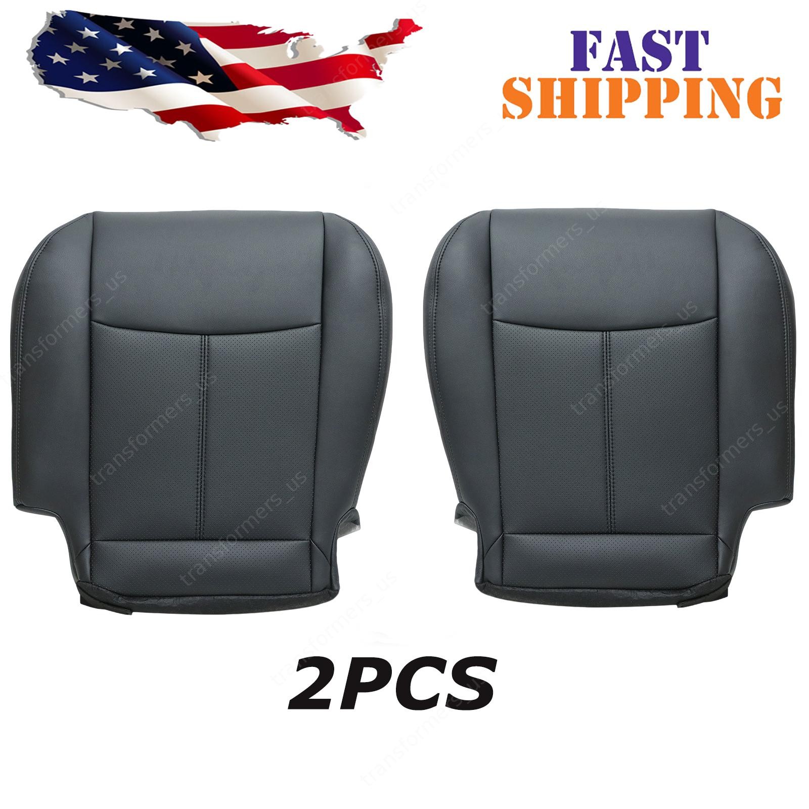 Fits 2013-2020 Nissan Pathfinder Driver & Passenger Bottom Leather Seat Cover