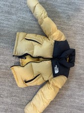 North Face Youth Retro 96  Nuptse 700 Down Jacket Yellow/gold Size Small
