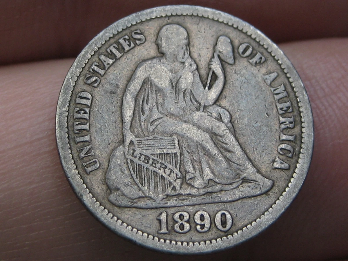 1890 Year Seated Liberty Dimes (1837-1891) for sale | eBay