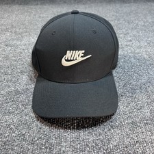 Nike futura SnapBack structured Hat Black White Logo