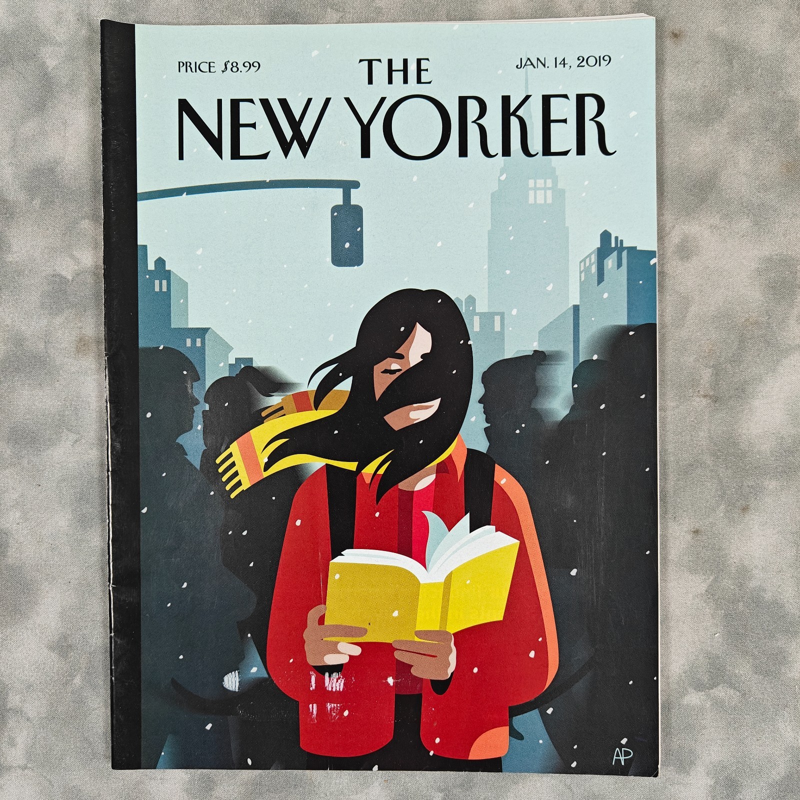 The New Yorker Jan 14 2019 Magazine Anna Parini Cover Malcolm Gladwell No Label