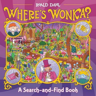 Where's Wonka?: A Search-and-Find Book by Roald Dahl (English) Hardcover Book