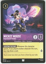 Mickey Mouse Experienced Traveler 52/204 Wilds Unknown Disney Lorcana