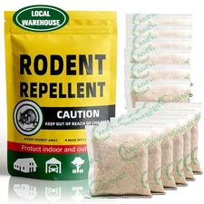 Mice Repellent, Rodent Repellent Bags for Indoor & Outdoor Use - 12 P Ultrasonic
