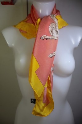 100% SILK SILK TIE SCARF SCARF MADE IN ITALY CASUAL VINTAGE
