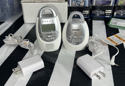 USED VTech Safe & Sound DM221 Digital Audio Baby Monitor 2-Way Talk Back TESTED