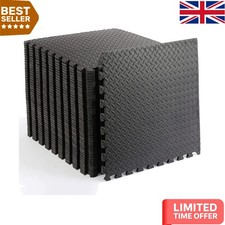 Image of Soft EVA Foam Exercise Mats - 60 x 60cm, Water-Resistant, Perfect for Kids & Gym