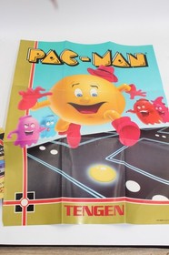 Pac-man ( Nintendo NES 1988) Game  Tested Cartridge, Manual, Sleeve, Poster