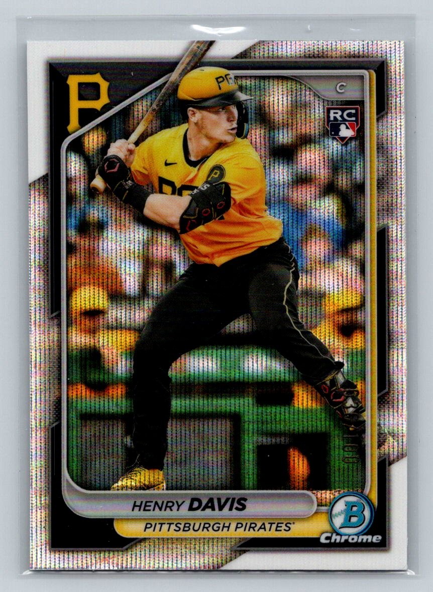 2024 Bowman Chrome #7 Henry Davis Wave Refractors #/100