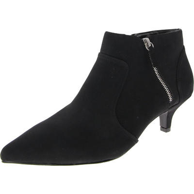Easy Street Womens Annalee Faux Leather Pointed Toe Ankle Boots Shoes BHFO 0307