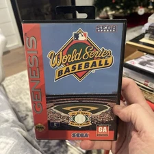 World Series Baseball (Sega Genesis, 1994) No Manual Tested Free Shipping