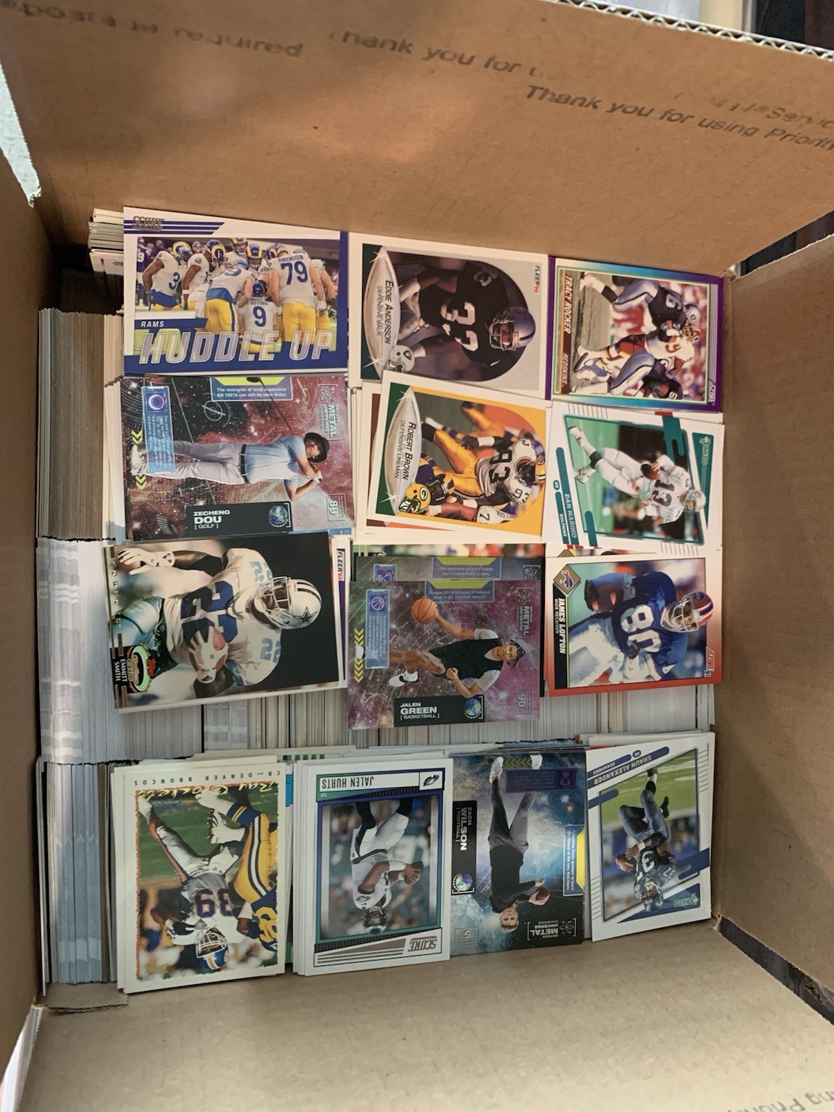 🌊🤙🏻 LARGE Flat Rate Sports Card Bulk Box 3000+ READ DESCRIPTION 🌊🤙🏻