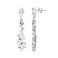 Ohrringe Aus Sterlingsilber Mit WeißEm Topas, 4,887 Karat