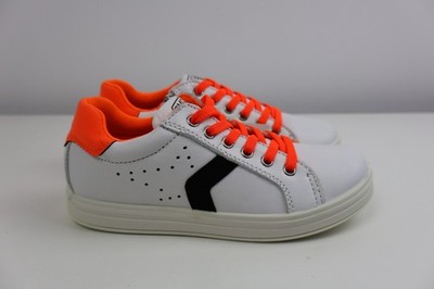Neue Primigi Halbschuhe Gr. 32 weiß Sneaker Schuhe Turnschuhe orange