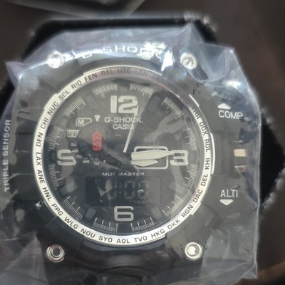 G-SHOCK Mudmaster Men s Analog-Digital Black Resin Watch w/Compass Altimeter