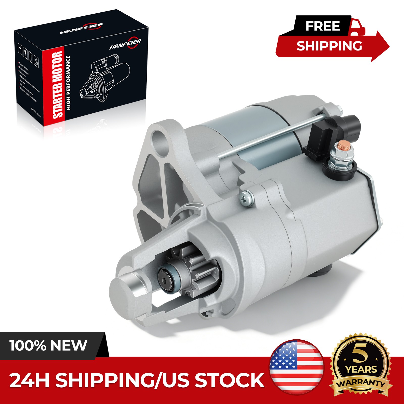 Starter For Dodge Ram 3500 1999-2002 V8 5.9L Dakota 1999-2003 V6 3.9L 17785