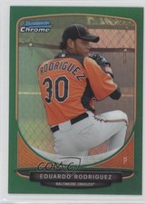2013 Bowman Chrome Prospects Green Refractor Eduardo Rodriguez #BCP207 3c9