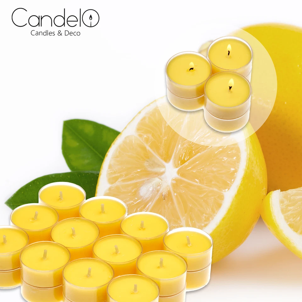 Candelo 24er Set Duft Kerzen - Duftteelichter Citronella - Bild 3 von 4