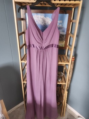 Wisteria color, womans flowing formal dress, long size 8 | eBay