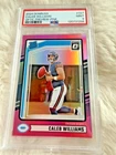 2024 Panini Donruss - Rated Rookie Caleb Williams #327 Optic Pink Prizm  PSA 9