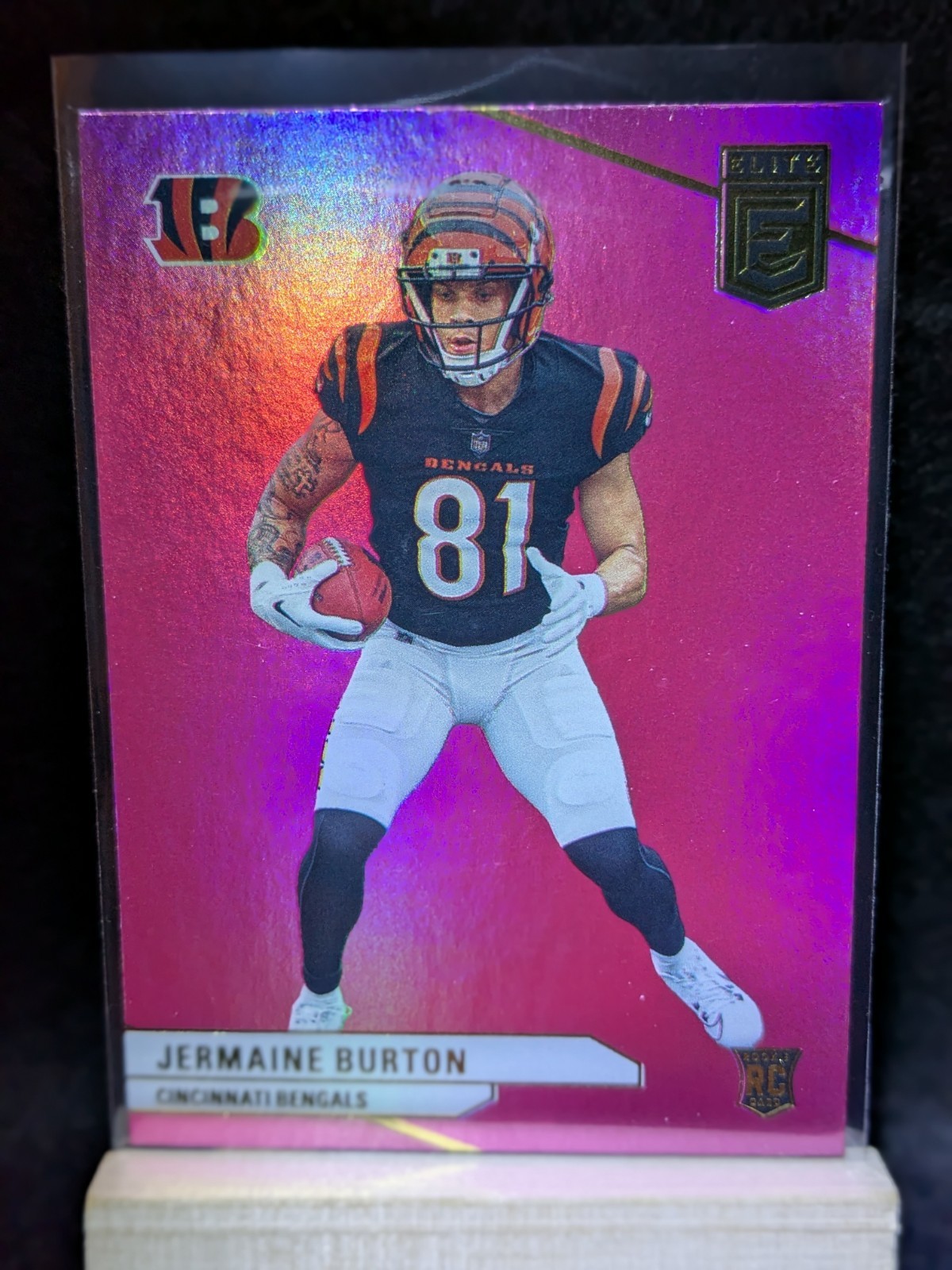 2024 Panini Donruss Elite - Rookies Jermaine Burton #176 Pink (RC)