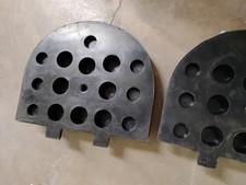 Speed Bump End Cap Para wytrzymałej gumy, wysokość 2-1/2", długość 9-5/8"