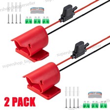 2X DIY Battery Adapter Wires Power Wheels Robotic Compatible With Milwaukee M12