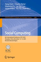 Yang Chen (U. A.) | Social Computing | Taschenbuch | Englisch (2026) | Xiii