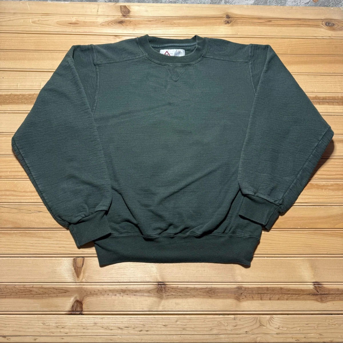 Sweat à capuche noir vintage années 90 Russell Athletic Hoodie Made in USA