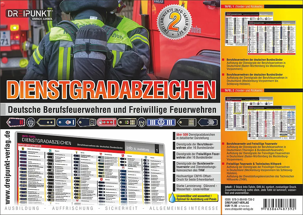 Dienstgradabzeichen Feuerwehr | Schulze Media GmbH | Deutsch | Poster | 2023 - Image 3