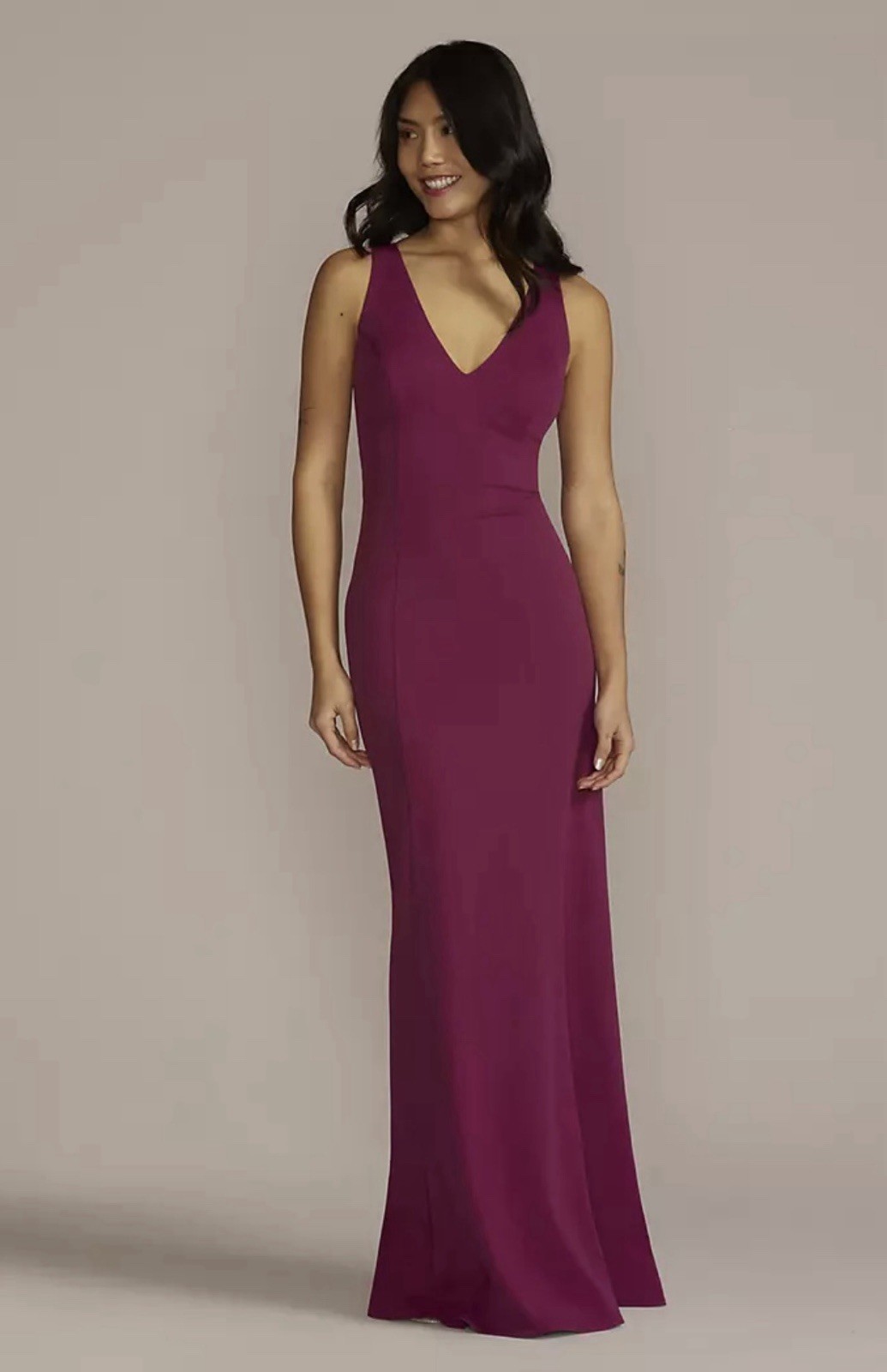 NWT Women Plus size burgundy formal dress size 24