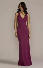 NWT Women Plus size burgundy formal dress size 24