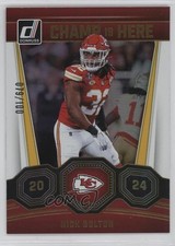 2024 Panini Donruss Champ is Here Holo 79/100 Nick Bolton #9 rf2