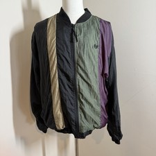 Givenchy Vintage Men  s 80  s 90  s Logo Windbreaker Full Zip Nylon Track Jacket