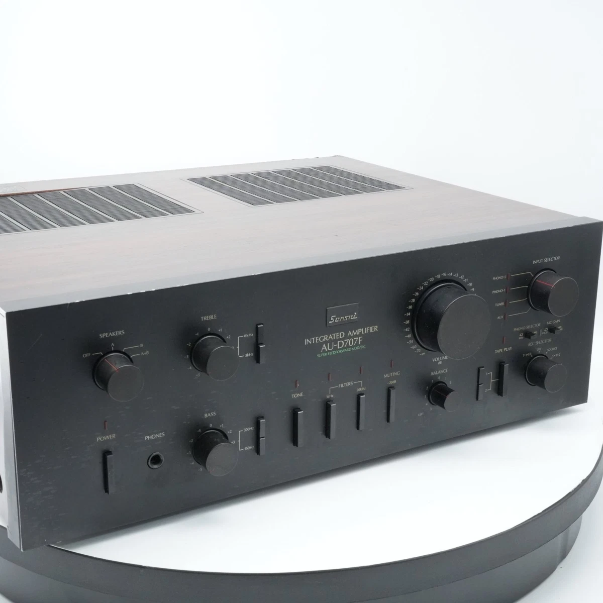 Sansui AU-D707F Integrated Amplifier Vintage Hi-Fi Stereo Phono Japan Tested