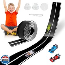 15ft Flexible Race Track - Double Lane with 4...