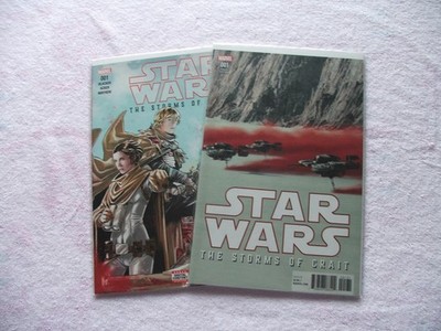 Marvel Comics Star Wars Storms of Crait #1 Regular and Photo Variant Cover. 2017