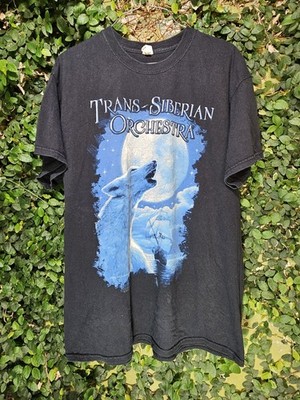 2015 Trans Siberian Orchestra Wolf Moon Progressive Metal Rock Band T-shirt Sz L