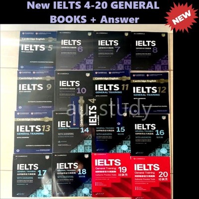 2026 AU STOCK NEW Cambridge Selection of IELTS 4-20 GENERAL Book+ Answer Key