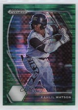 2021 Panini Prizm Draft Picks Green Pulsar Prizm Kahlil Watson #PDP16 o4r