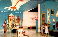 Monsanto Chemical Companys Hall of Chemistry Disneyland Chrome Postcard